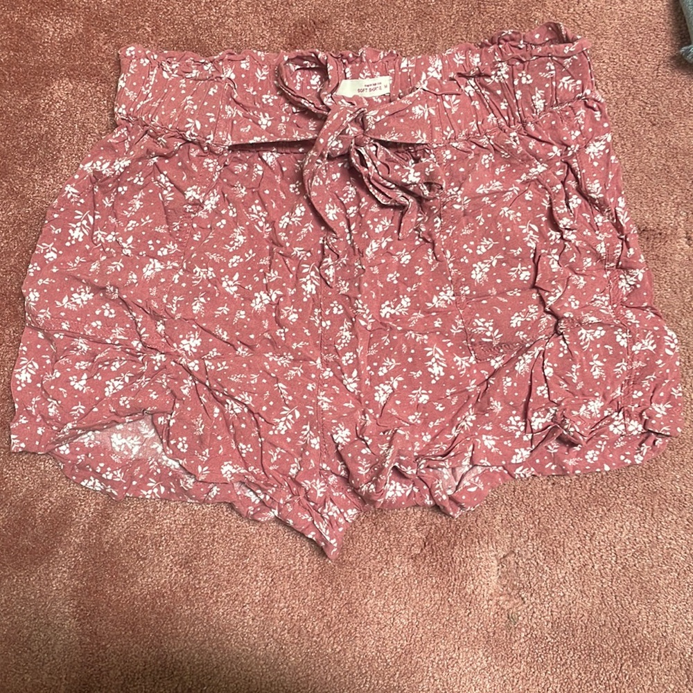 High rise cloth short
